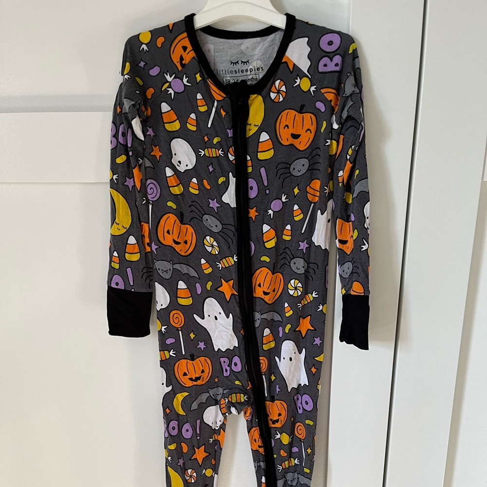 Little Sleepies Halloween print Zippy